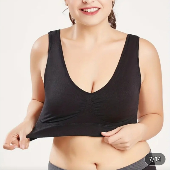 FASHION COLLECTION 3 PACK BRA PLUS SIZE 2XL BLACK, LIGHT GRAY, GRAY GRAPHITE NWT - Picture 14 of 14
